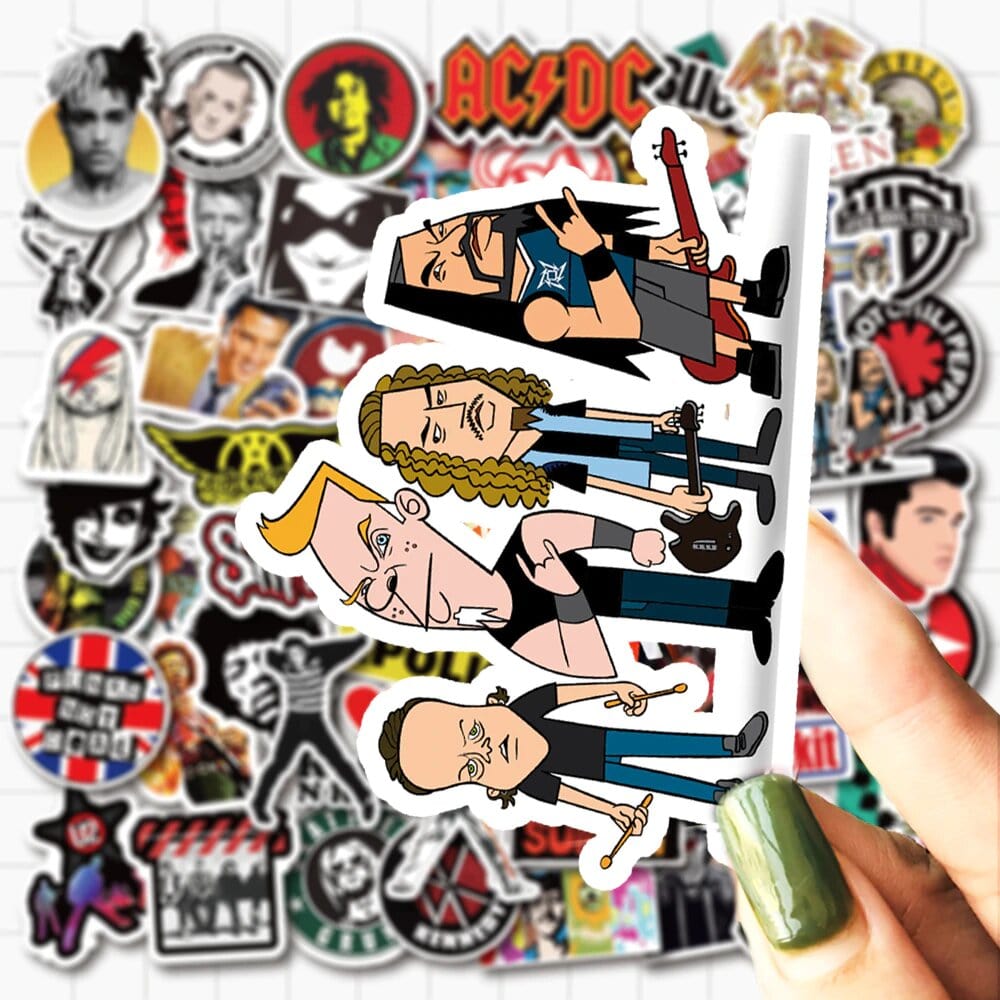 Stickers Rock Band