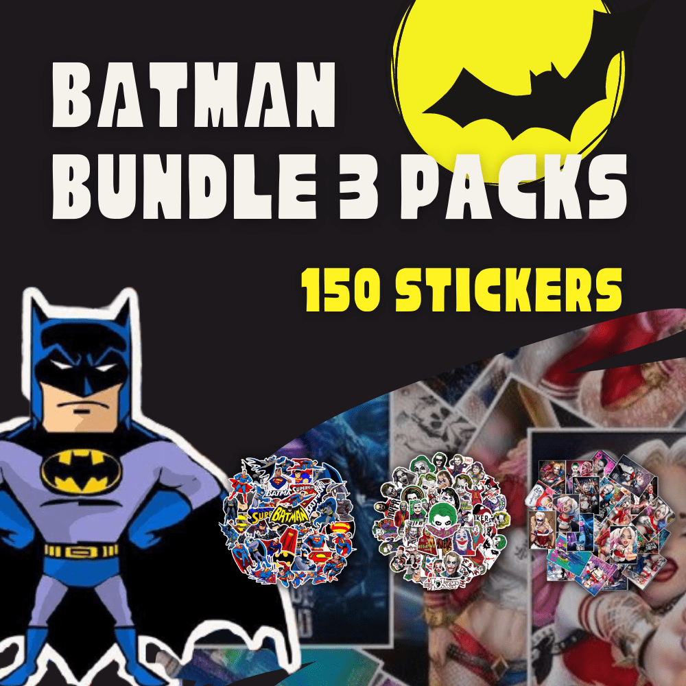 Batman Bundle 3 Packs <br> (150 Stickers)