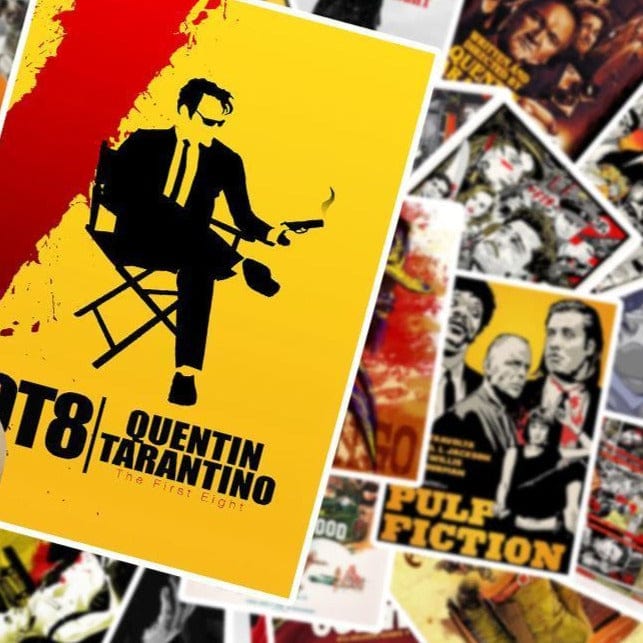 Quentin Tarantino Stickers <br> (Pack de 25)