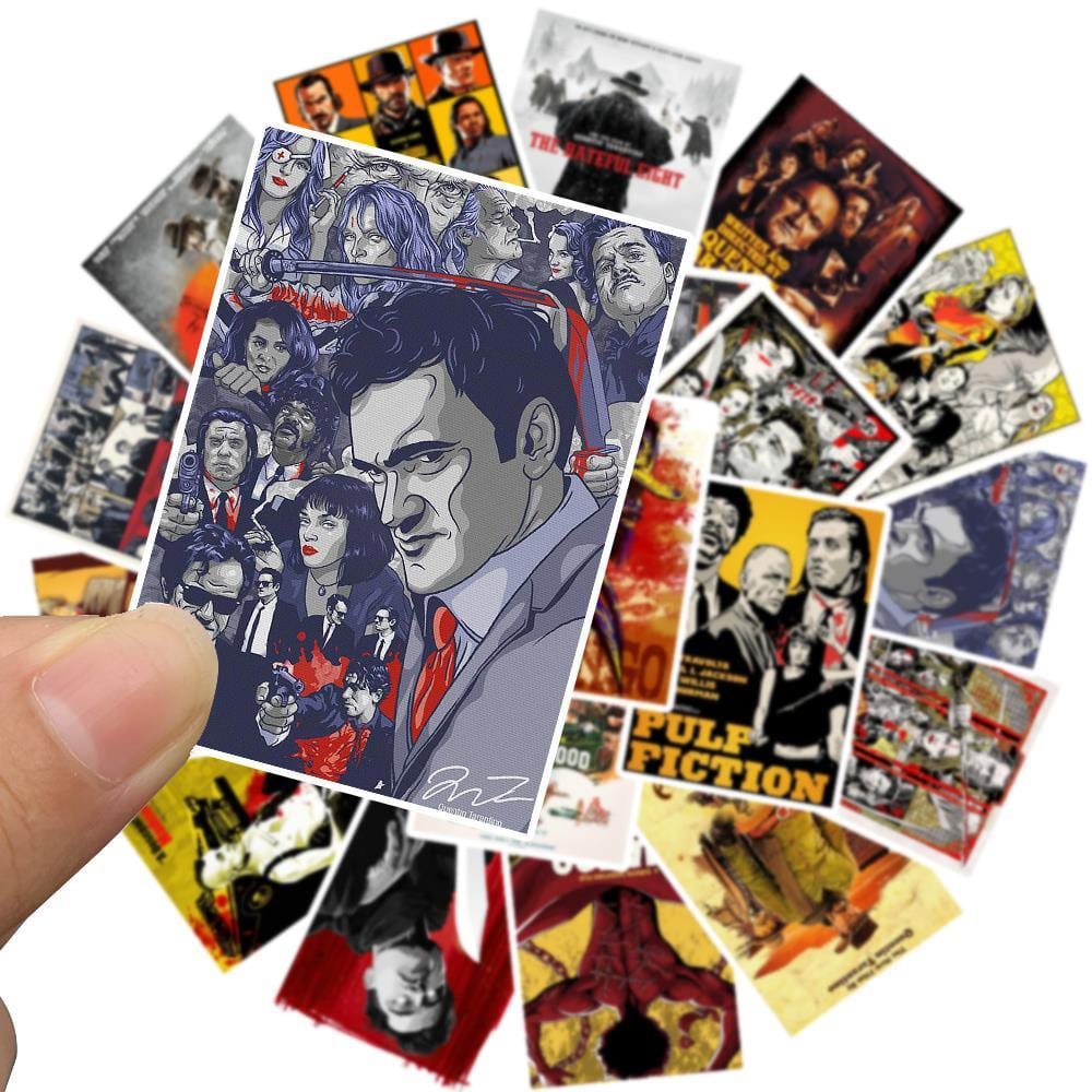 Quentin Tarantino Stickers <br> (Pack de 25)