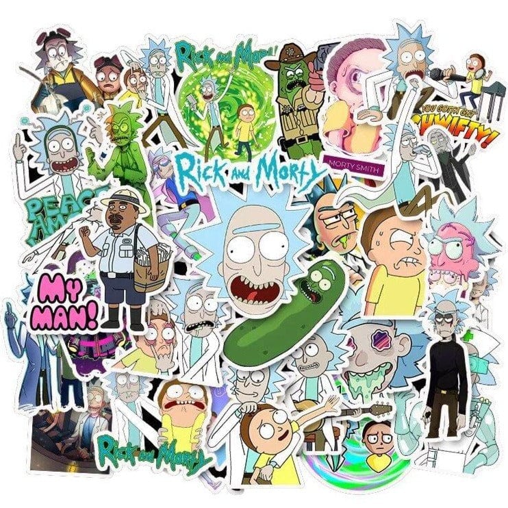 Rick et Morty Bundle 3 Packs (150 stickers)