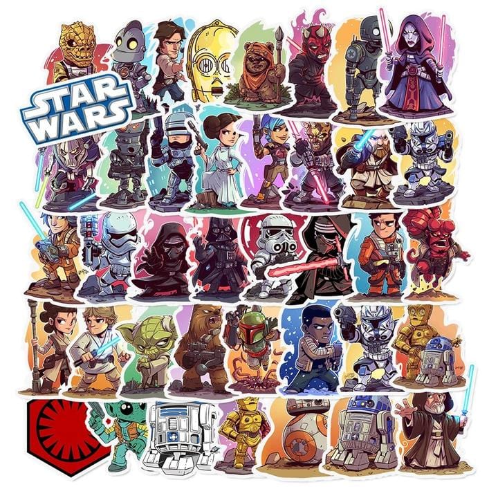 Star Wars Bundle 6 Packs (400 stickers)