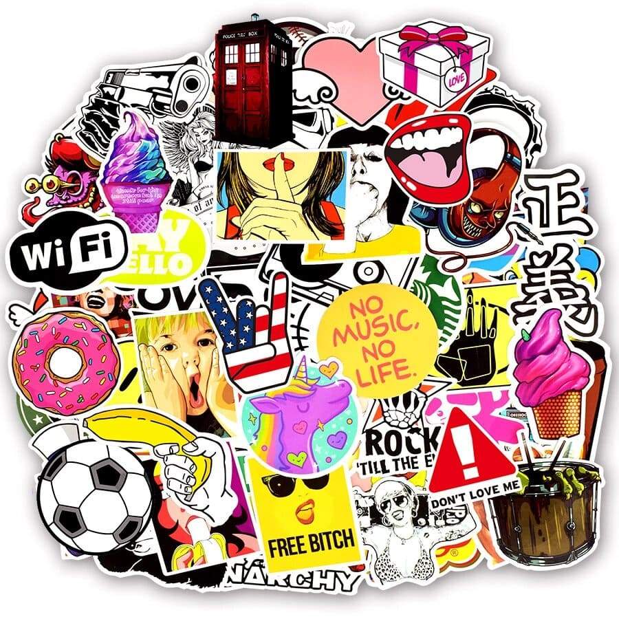 Stickers Aesthetic <br> (Pack de 600)