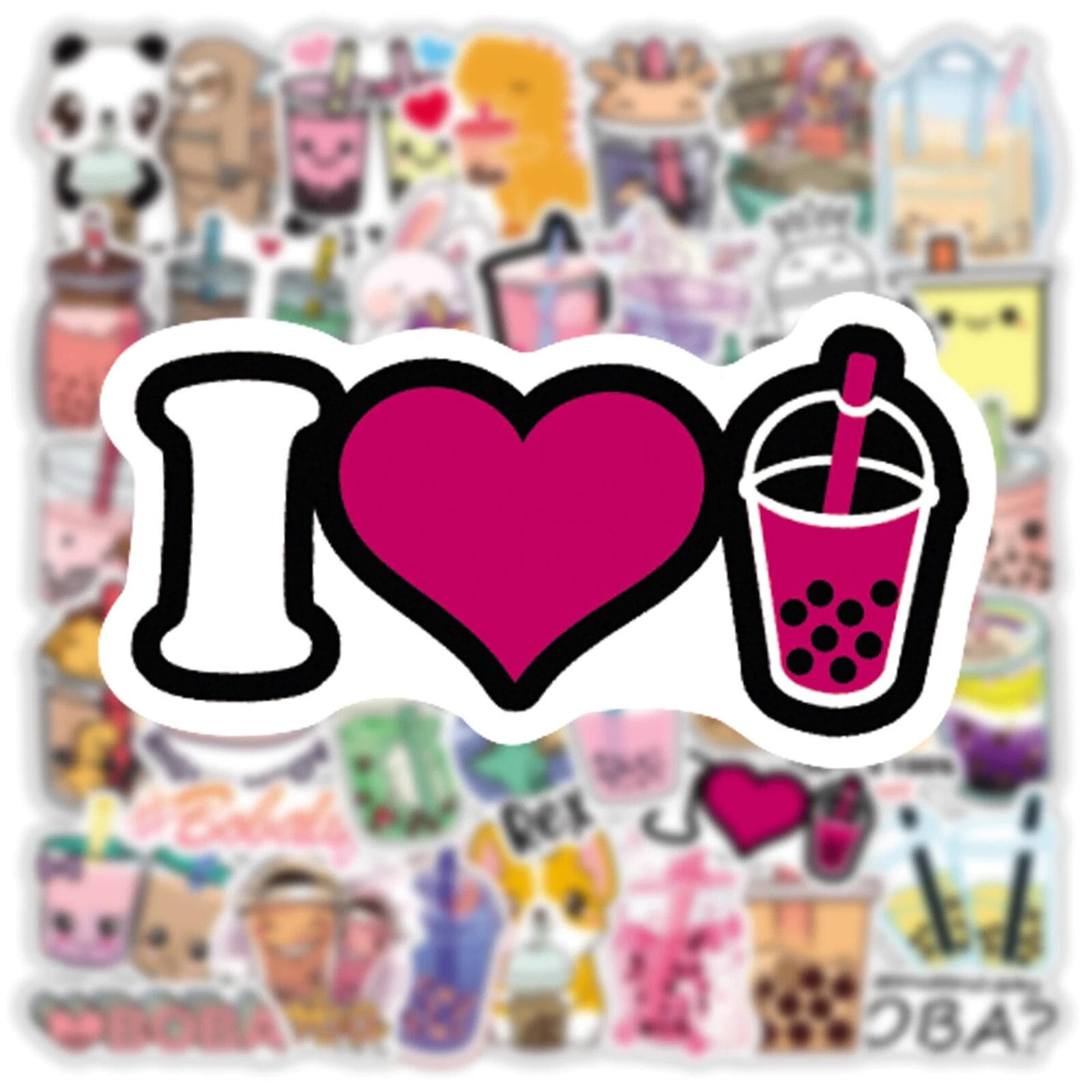 Stickers Bubble Tea <br> (Pack de 47)