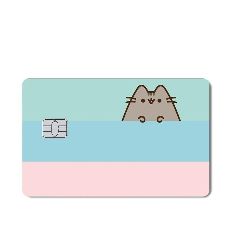 Stickers Carte Bancaire Chat Kawaii