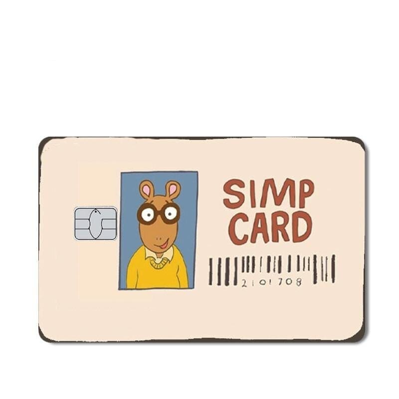 Stickers Carte Bancaire Simp