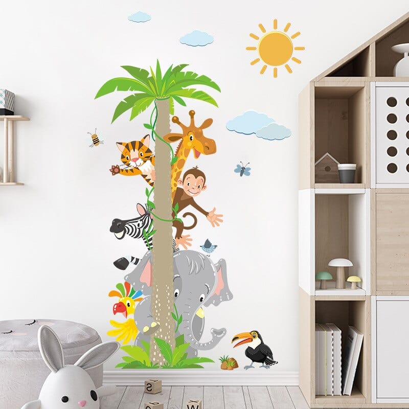 Stickers Chambre Bébé <br>Animaux de la Jungle