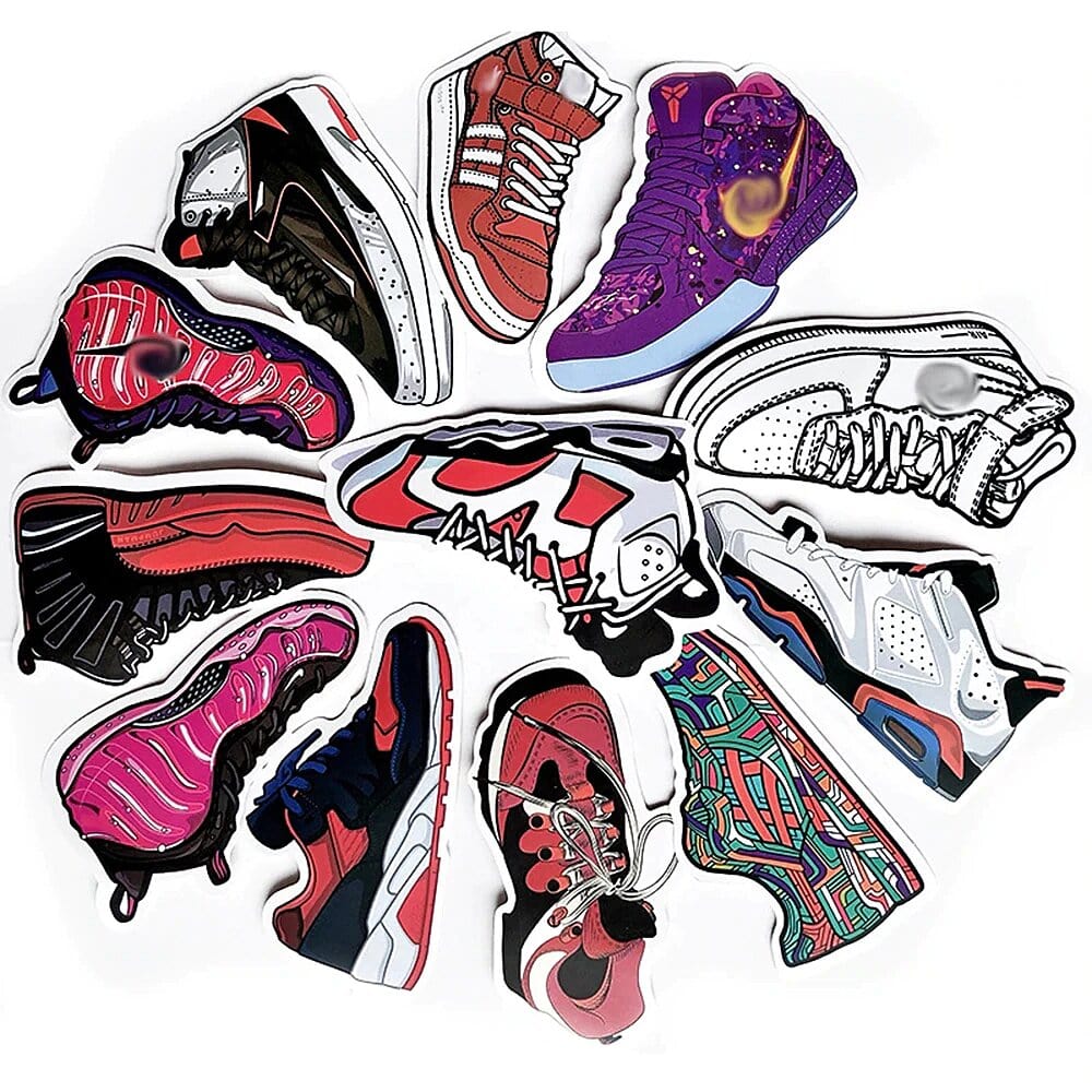 Stickers Chaussures <br> Pack de 50