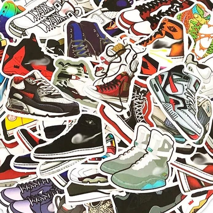 Stickers Chaussures <br> Pack de 50