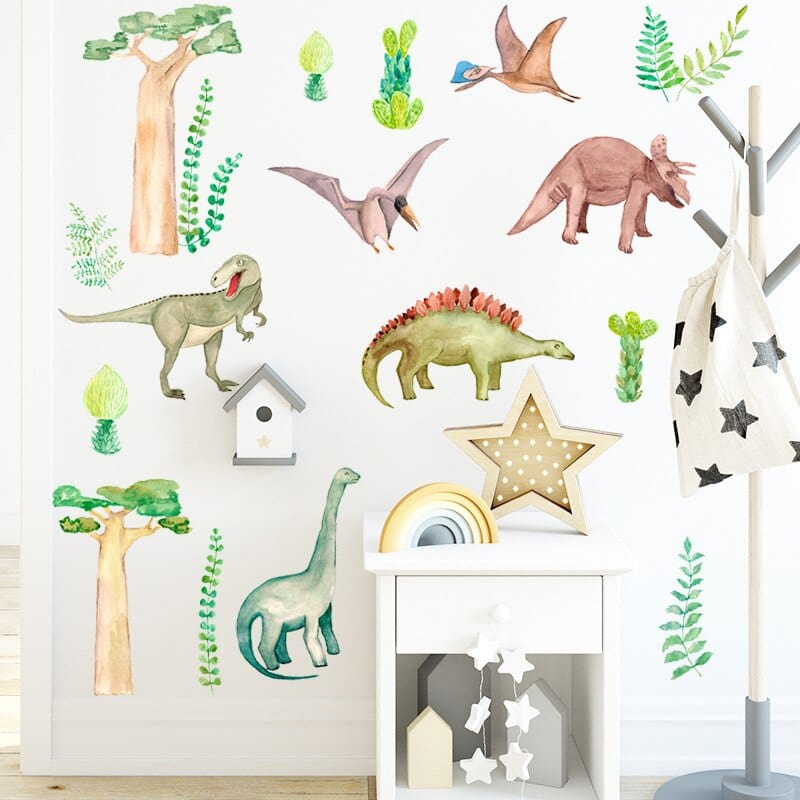 Stickers Dinosaures Chambre Bébé