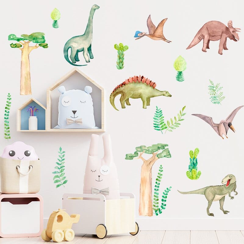 Stickers Dinosaures Chambre Bébé