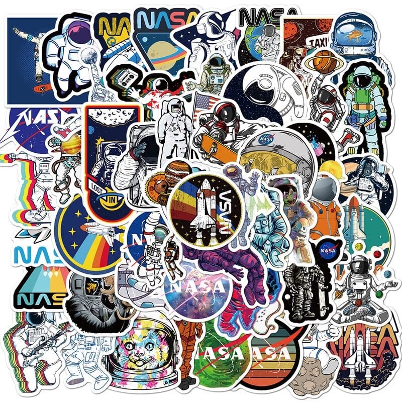 Stickers Espace<br> NASA (50 pcs)