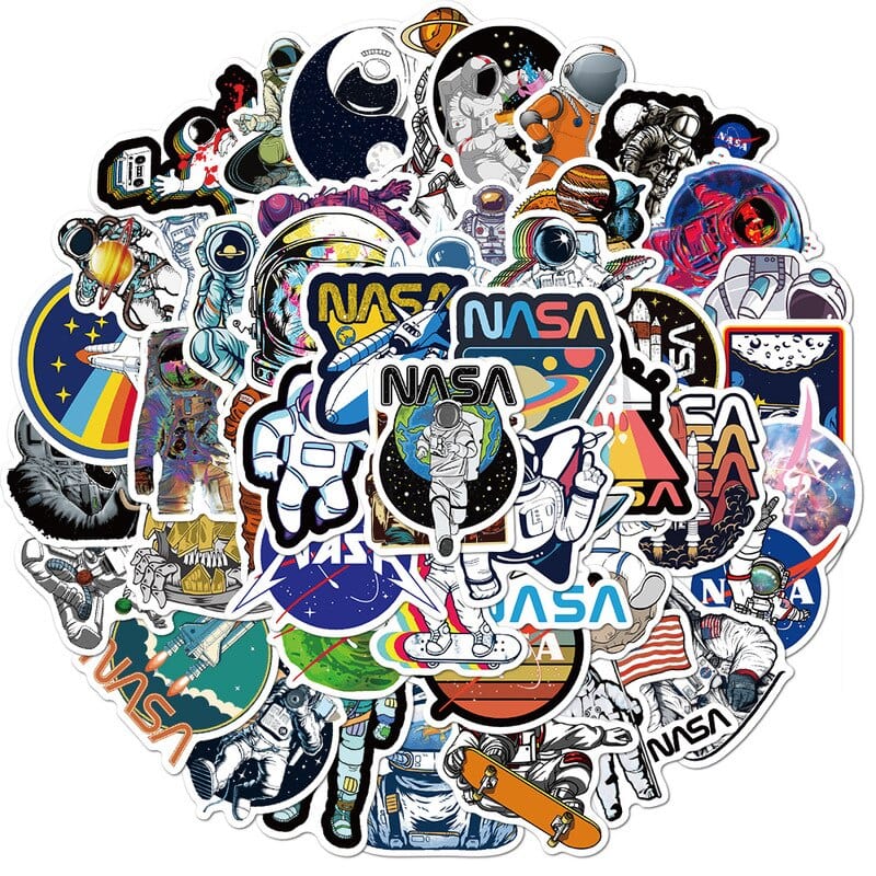 Stickers Espace<br> NASA (50 pcs)