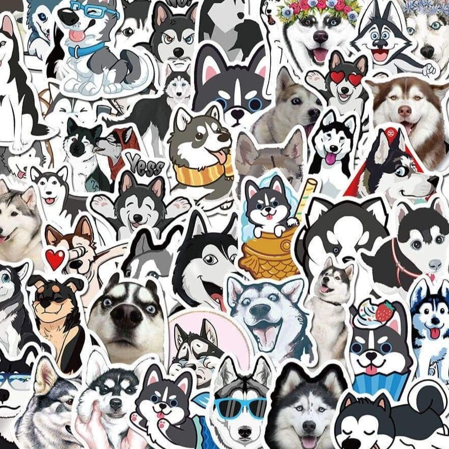 Stickers Husky