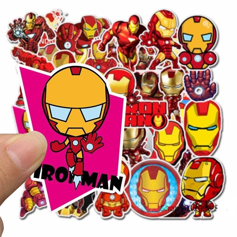 Stickers Iron Man <br> (Pack de 35)