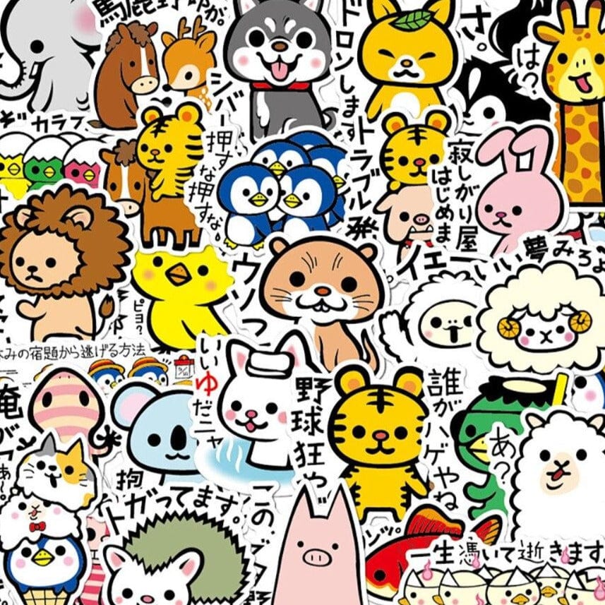 Stickers Japonais Kawaii <br> (Pack de 36)