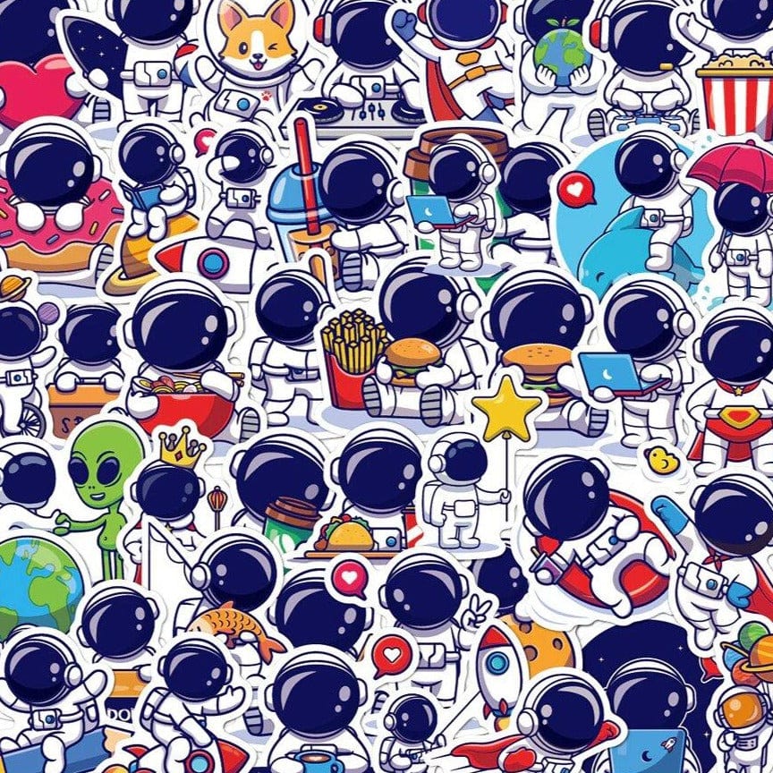 Stickers Kawaii Astronaute