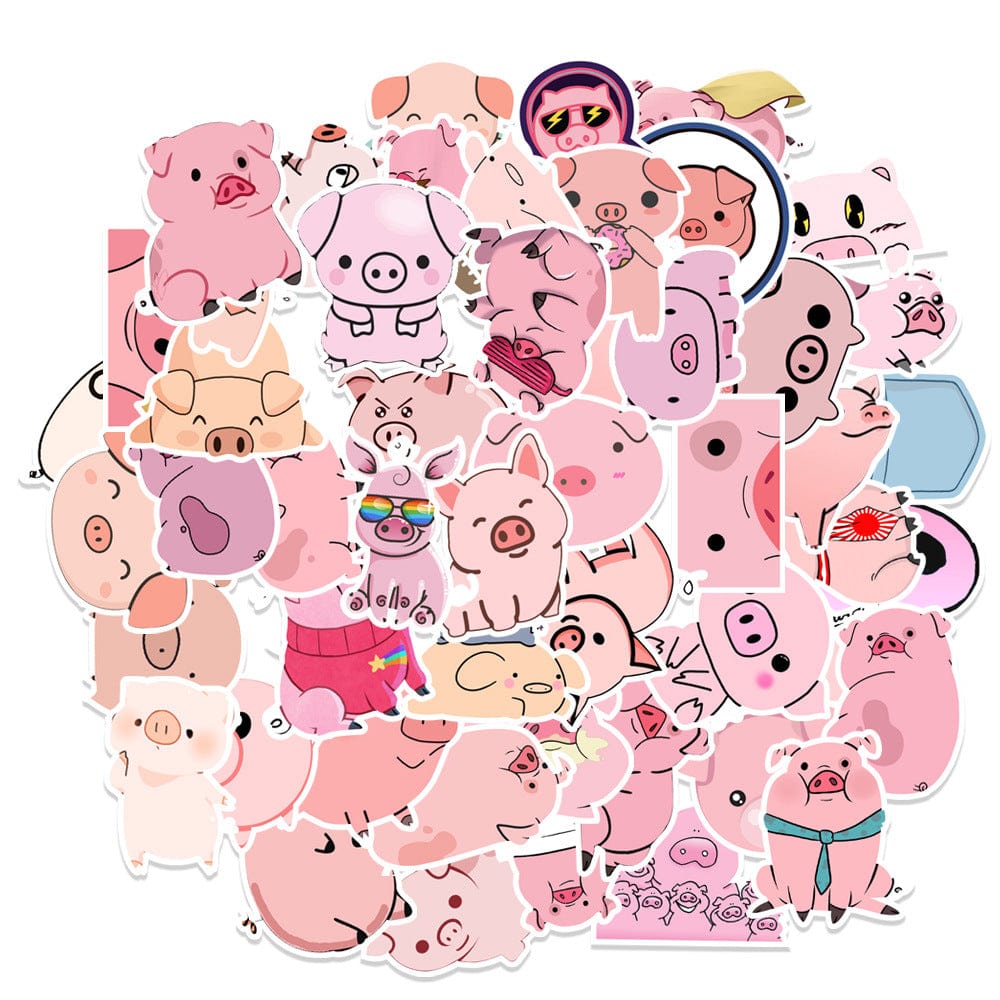 Stickers Kawaii Cochons