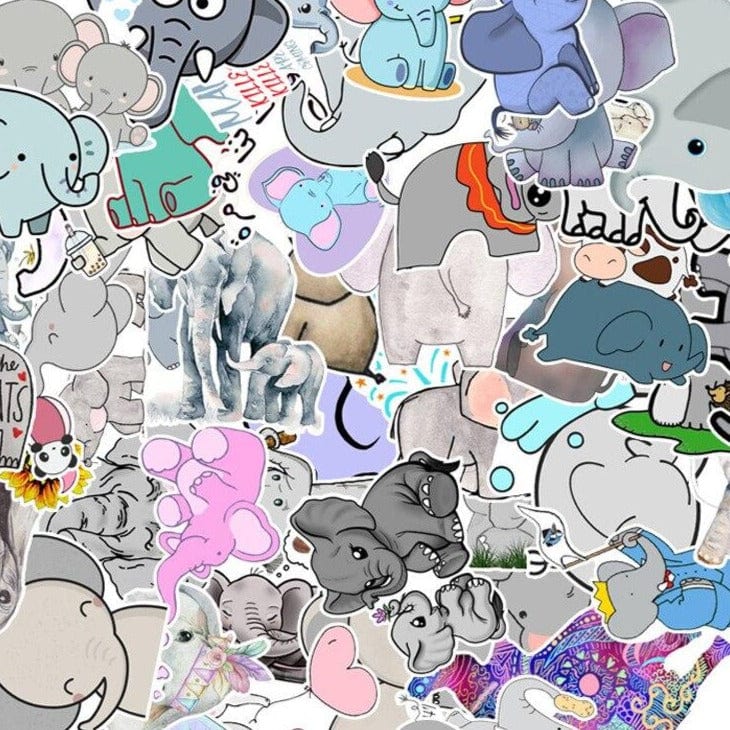 Stickers Kawaii Elephant