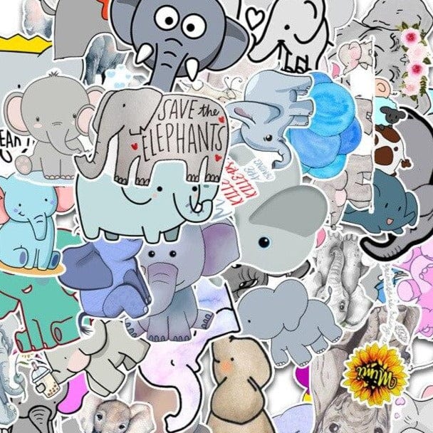 Stickers Kawaii Elephant