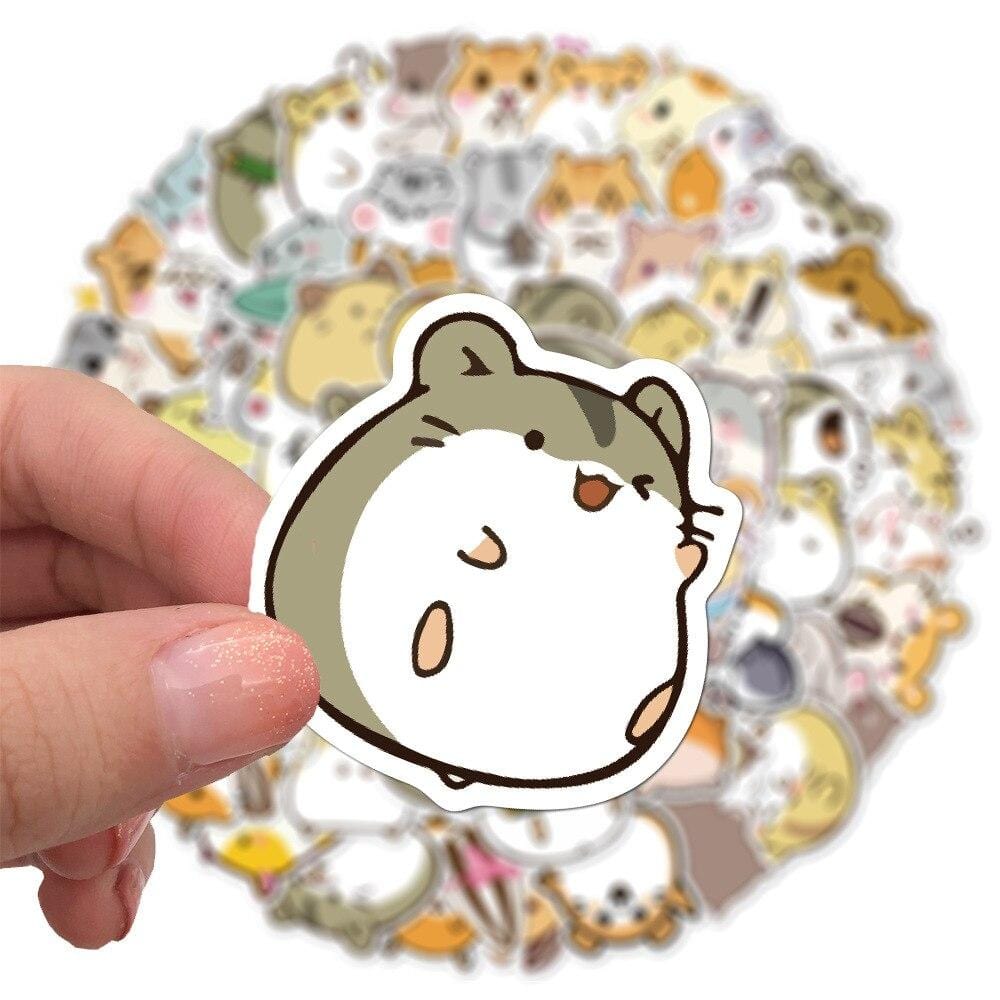 Stickers Kawaii Hamsters