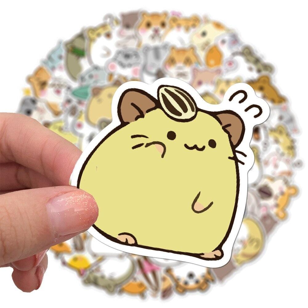 Stickers Kawaii Hamsters