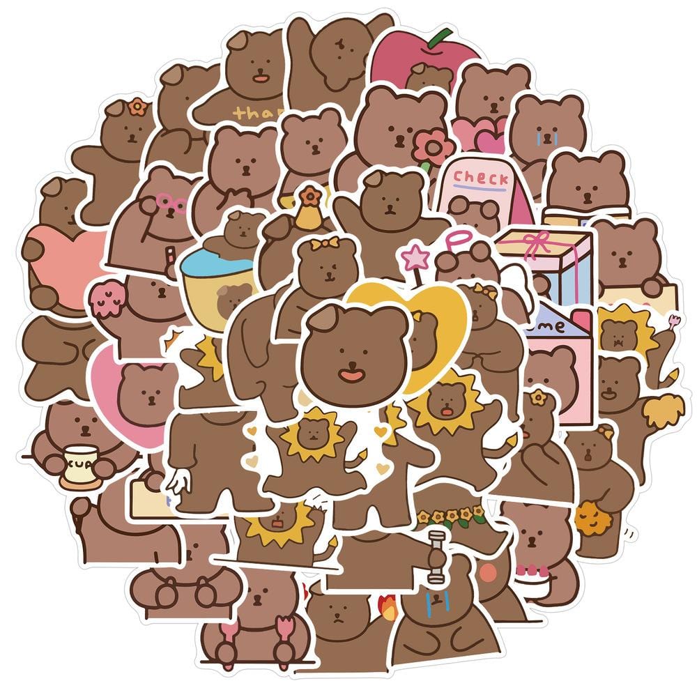 Stickers Kawaii Oursons