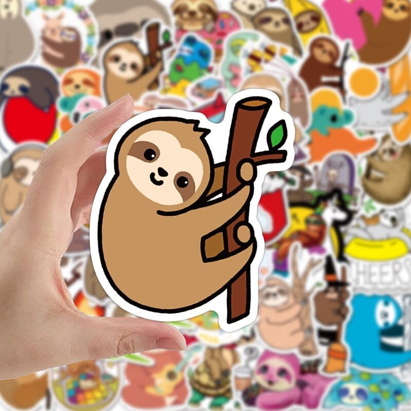 Stickers Kawaii Paresseux