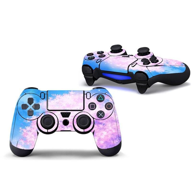 Stickers Manette PS4 Nuage Rose