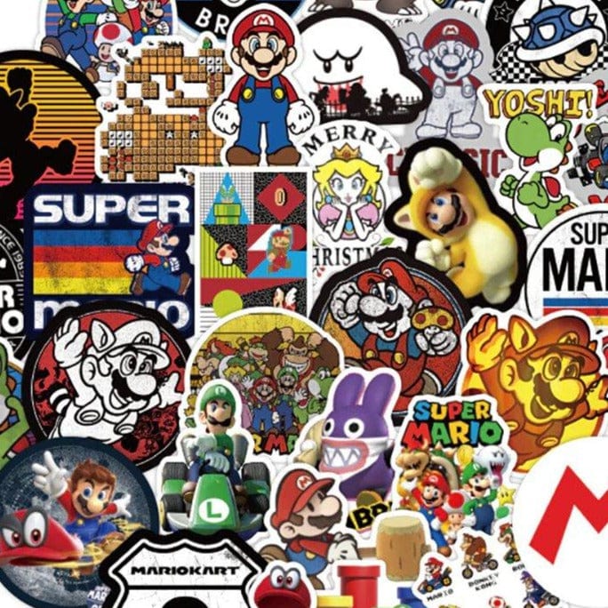 Stickers Mario Vintage