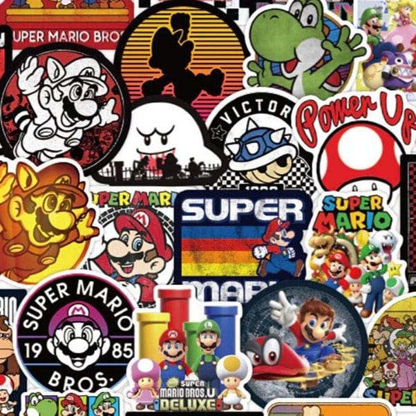 Stickers Mario Vintage