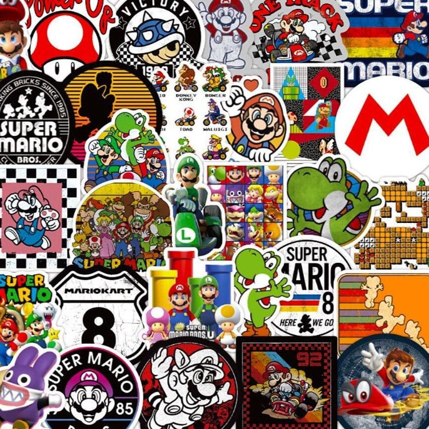 Stickers Mario Vintage