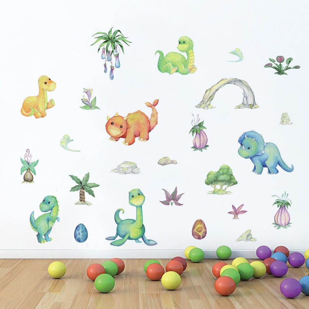 Stickers Muraux Chambre Bébé Dinosaures