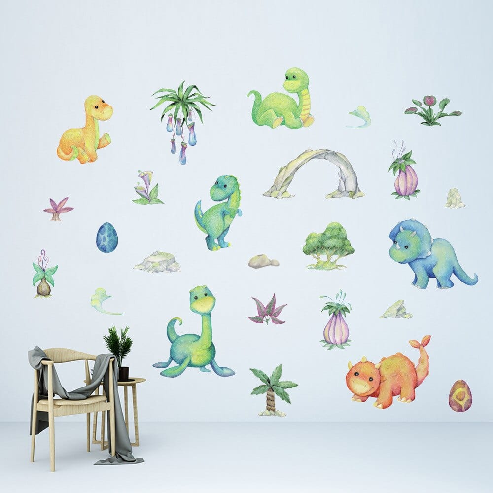 Stickers Muraux Chambre Bébé Dinosaures