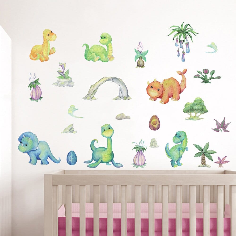 Stickers Muraux Chambre Bébé Dinosaures