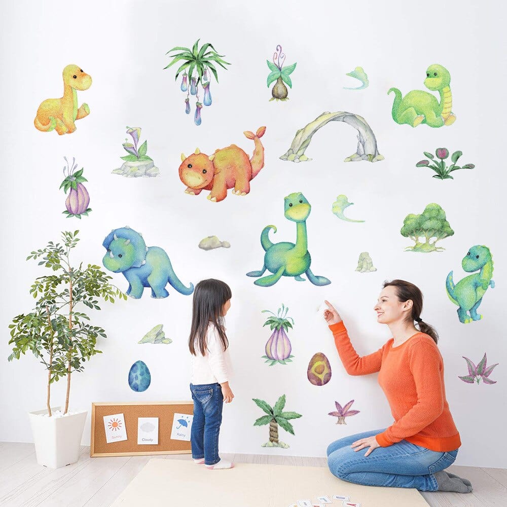 Stickers Muraux Chambre Bébé Dinosaures