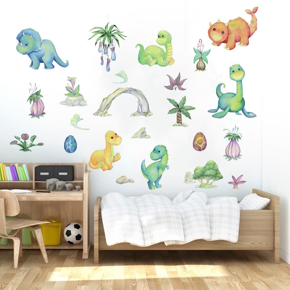 Stickers Muraux Chambre Bébé Dinosaures