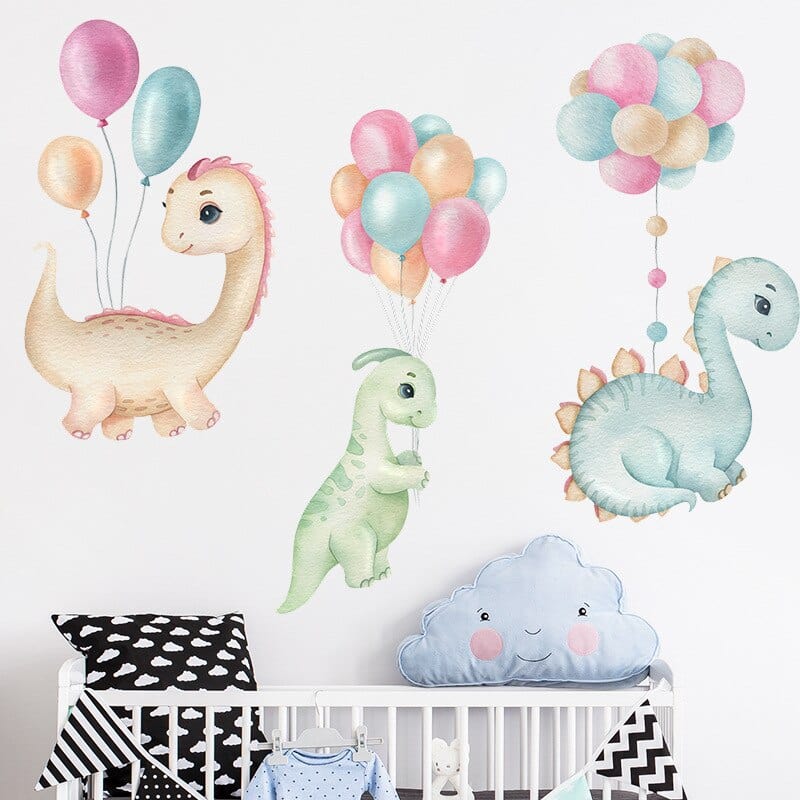 Stickers Muraux Chambre Fille Dinosaures