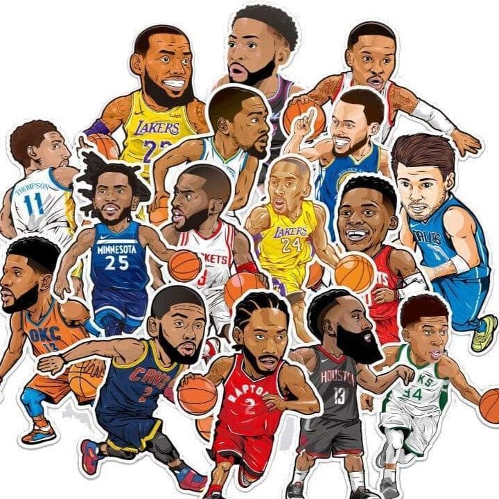 Stickers NBA Stars <br> (Pack de 16)