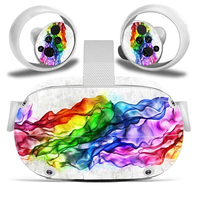 Stickers Oculus Quest 2 Arc en Ciel