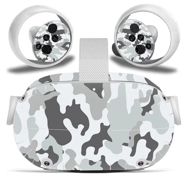 Stickers Oculus Quest 2 Camouflage Gris