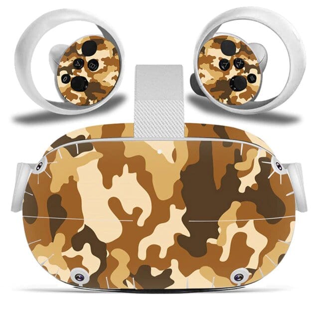 Stickers Oculus Quest 2 Camouflage Marron