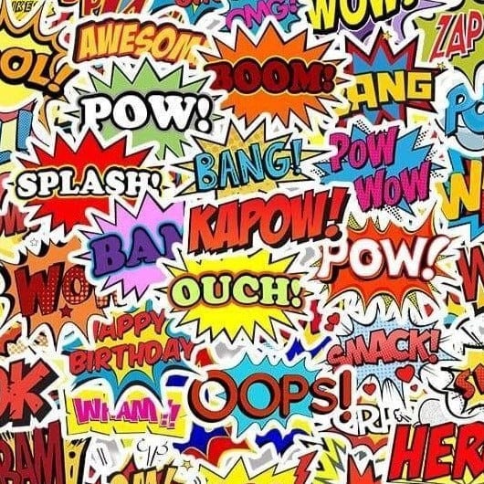 Stickers Pop Art Bulles