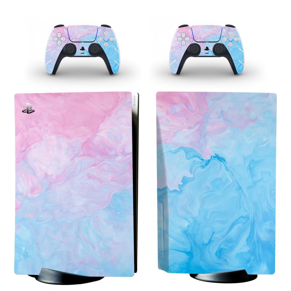 Stickers PS5<br> Rose et Bleu