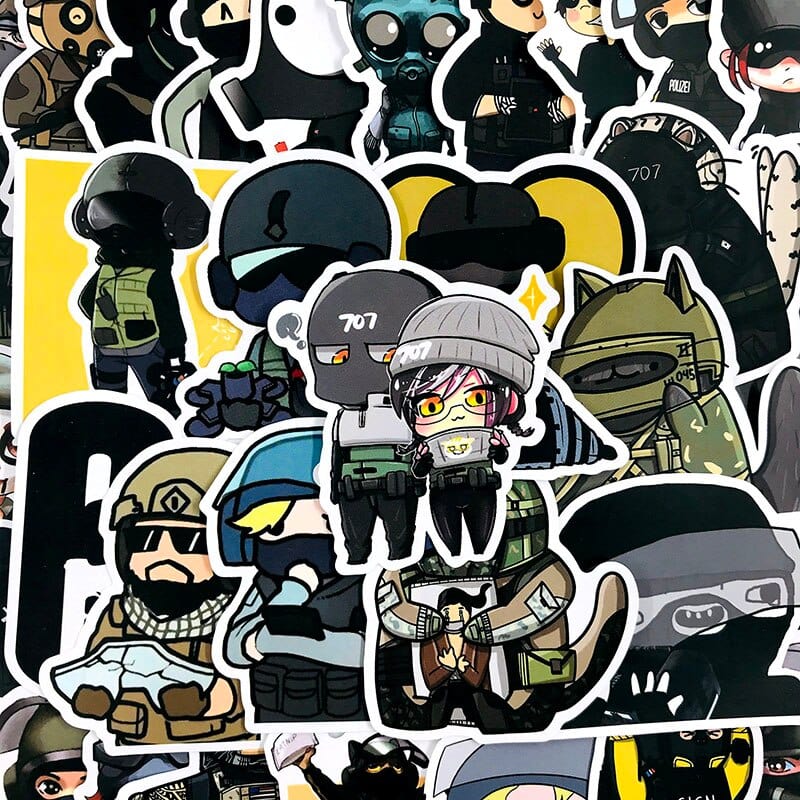 Stickers Rainbow 6 <br> (Pack de 49)