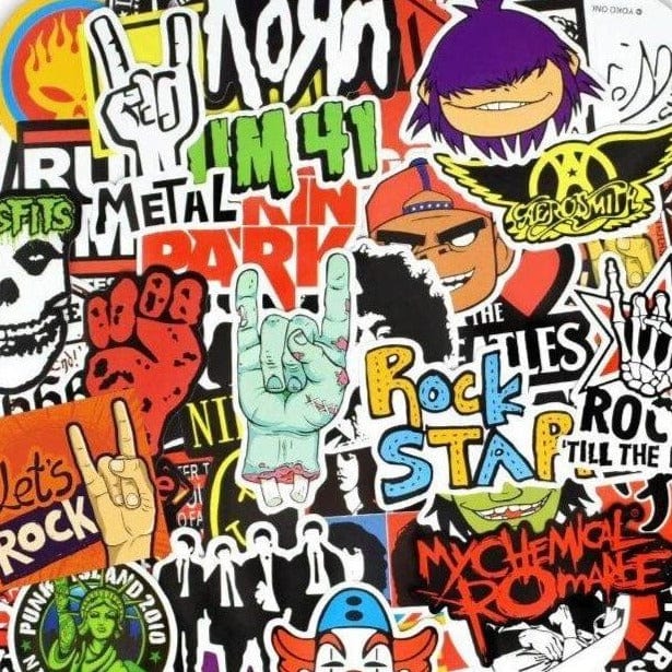 Stickers Rock Brillant