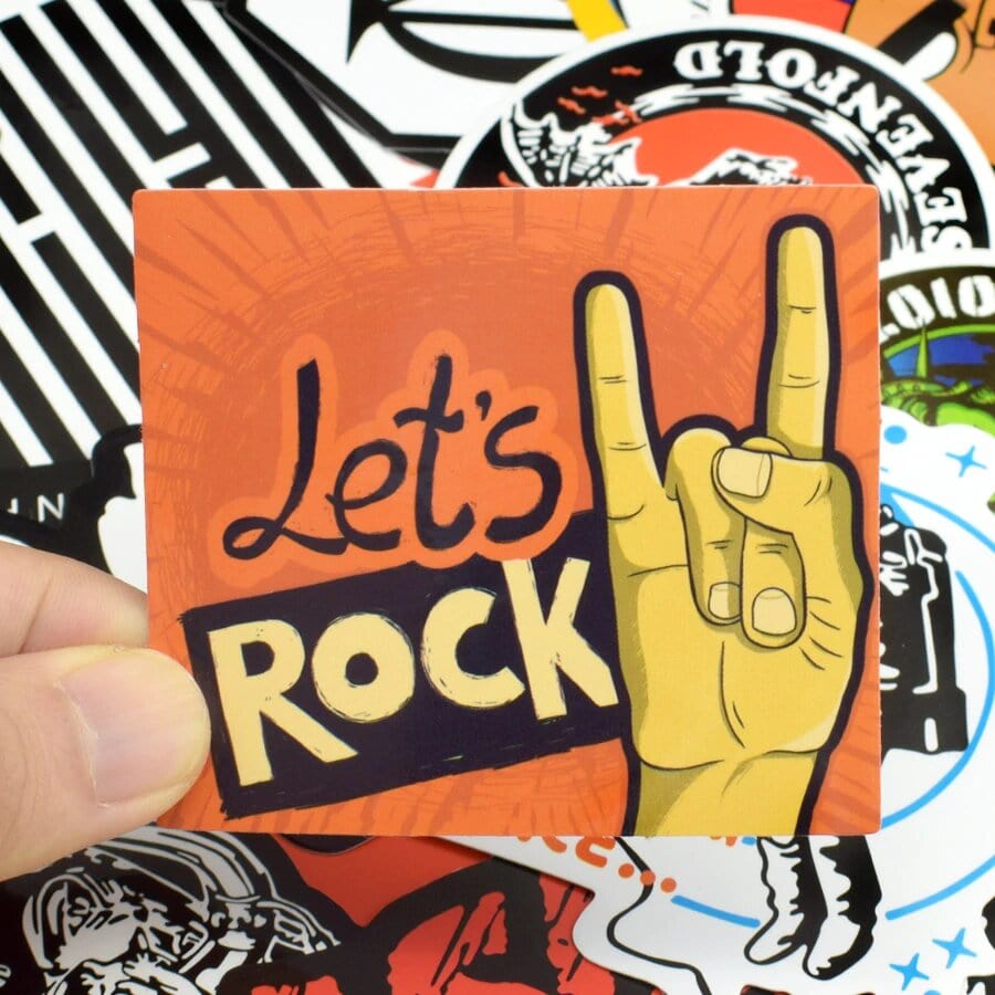 Stickers Rock Brillant