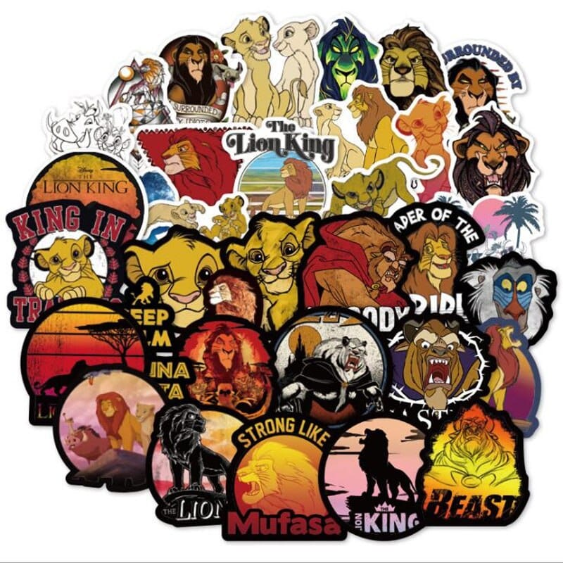 Stickers Roi Lion