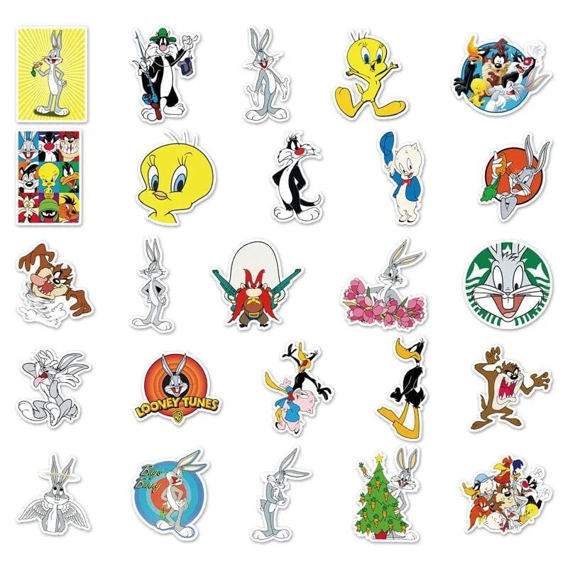 Stickers Skate<br> Looney Tunes (50 pcs)