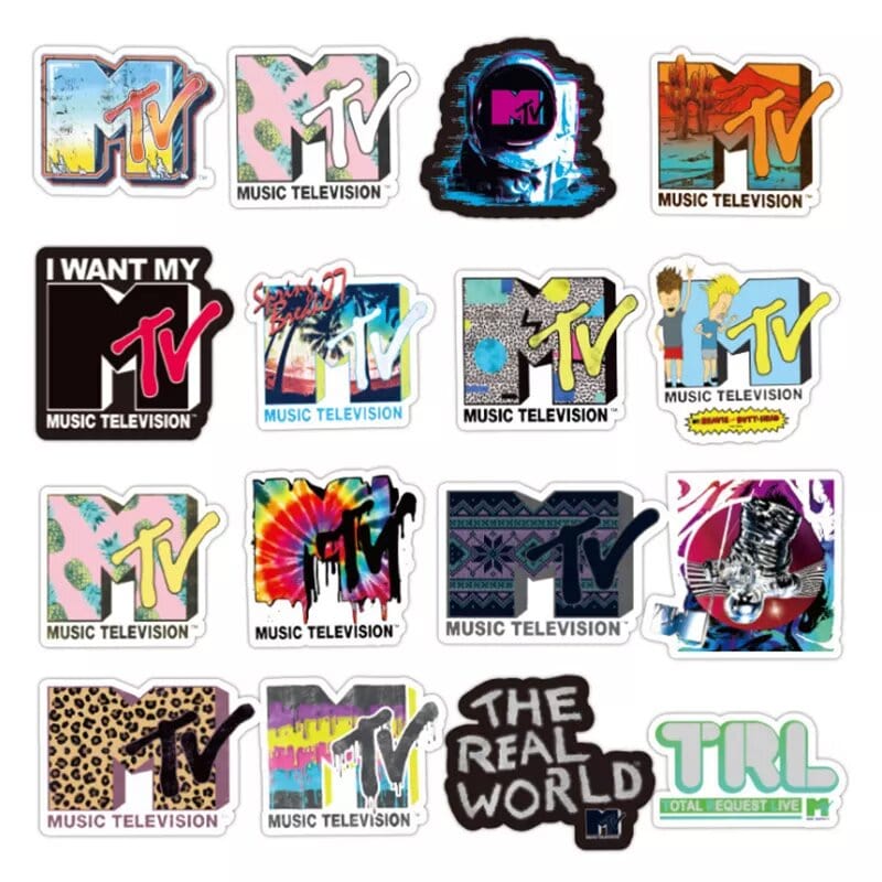 Stickers Skate<br> MTV (50pcs)